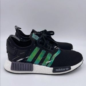 Adidas NMD R1 black/white/color womens shoes